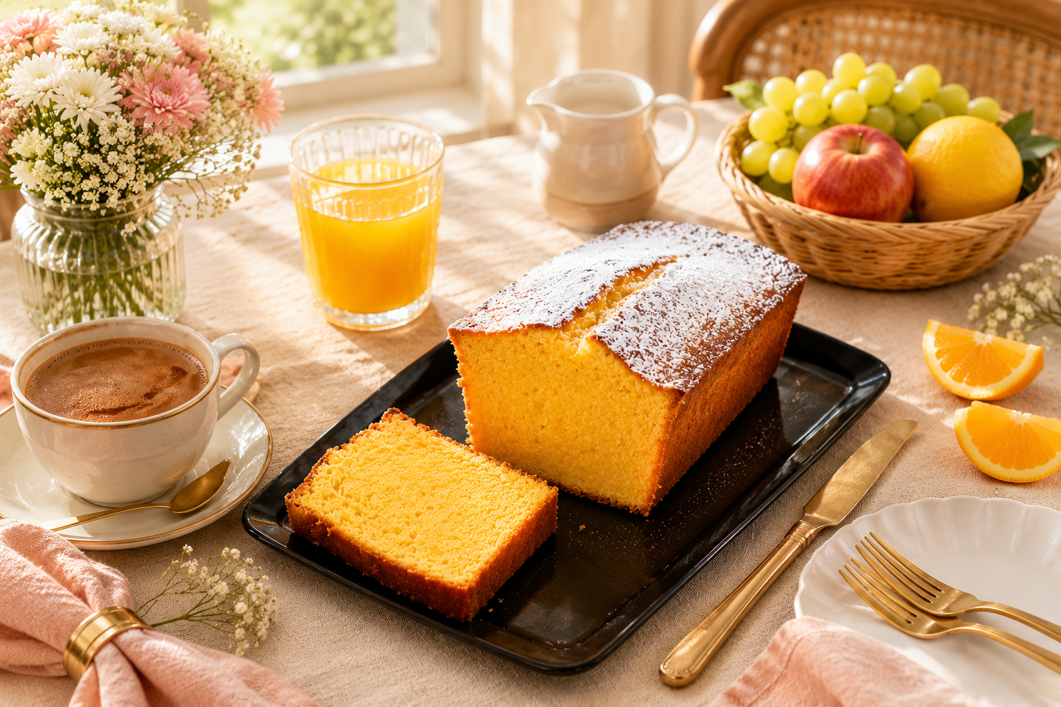 Cake à l'orange fait maison, moelleux et fruité – Crousti'Biscuits