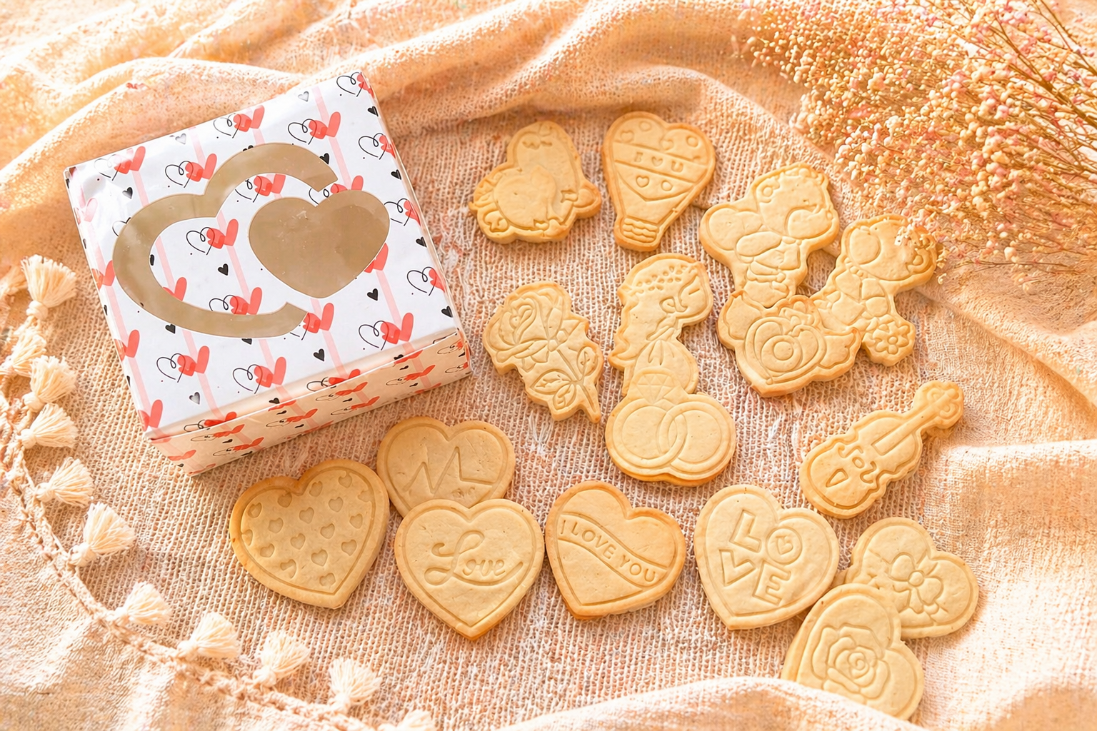 Crousti'Fêtes Crousti'Biscuits – boîtes de biscuits sablés personnalisés pour anniversaires, mariages et baptêmes