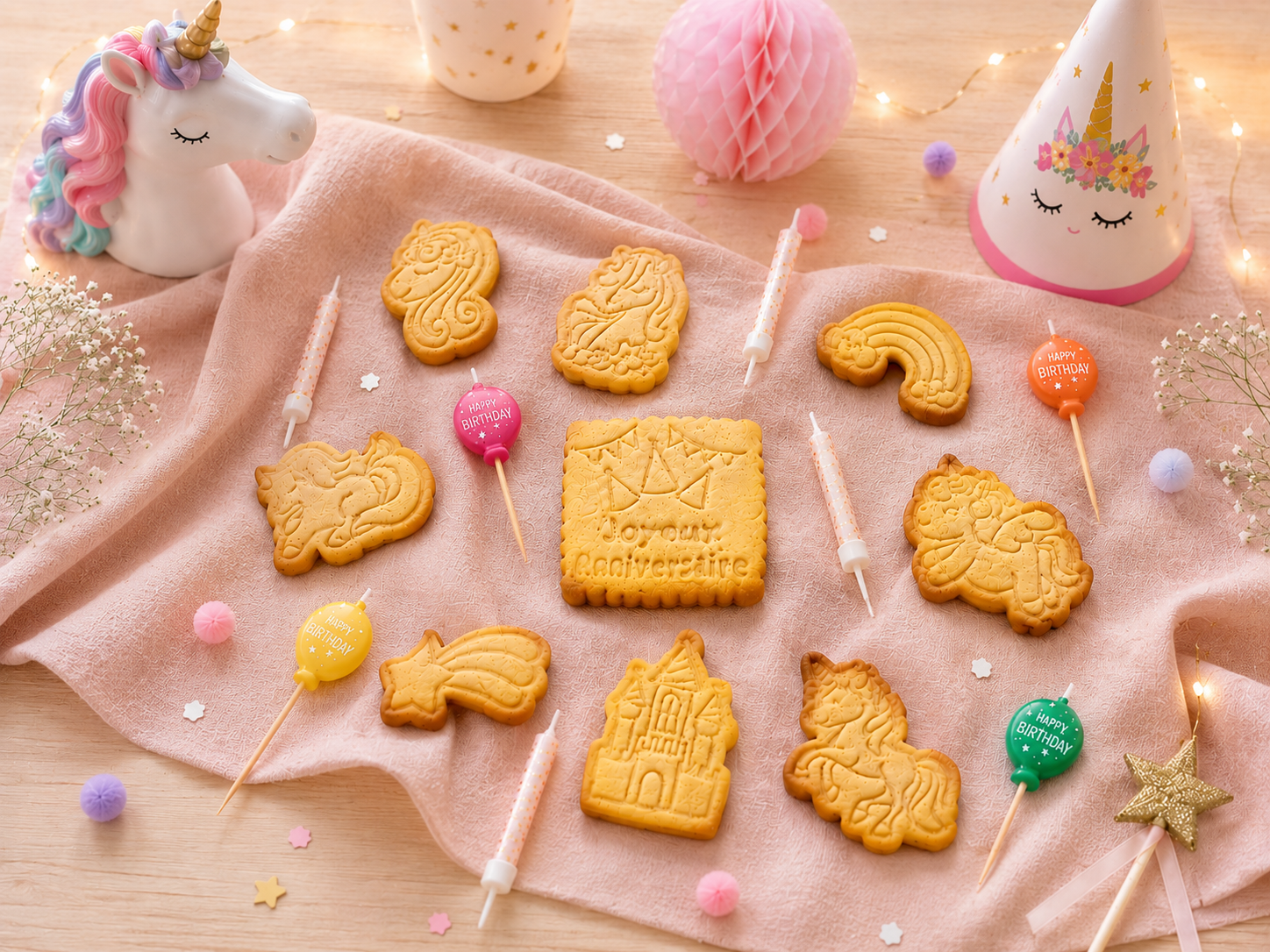 Crousti'Fêtes Crousti'Biscuits – boîtes de biscuits sablés personnalisés pour anniversaires, mariages et baptêmes