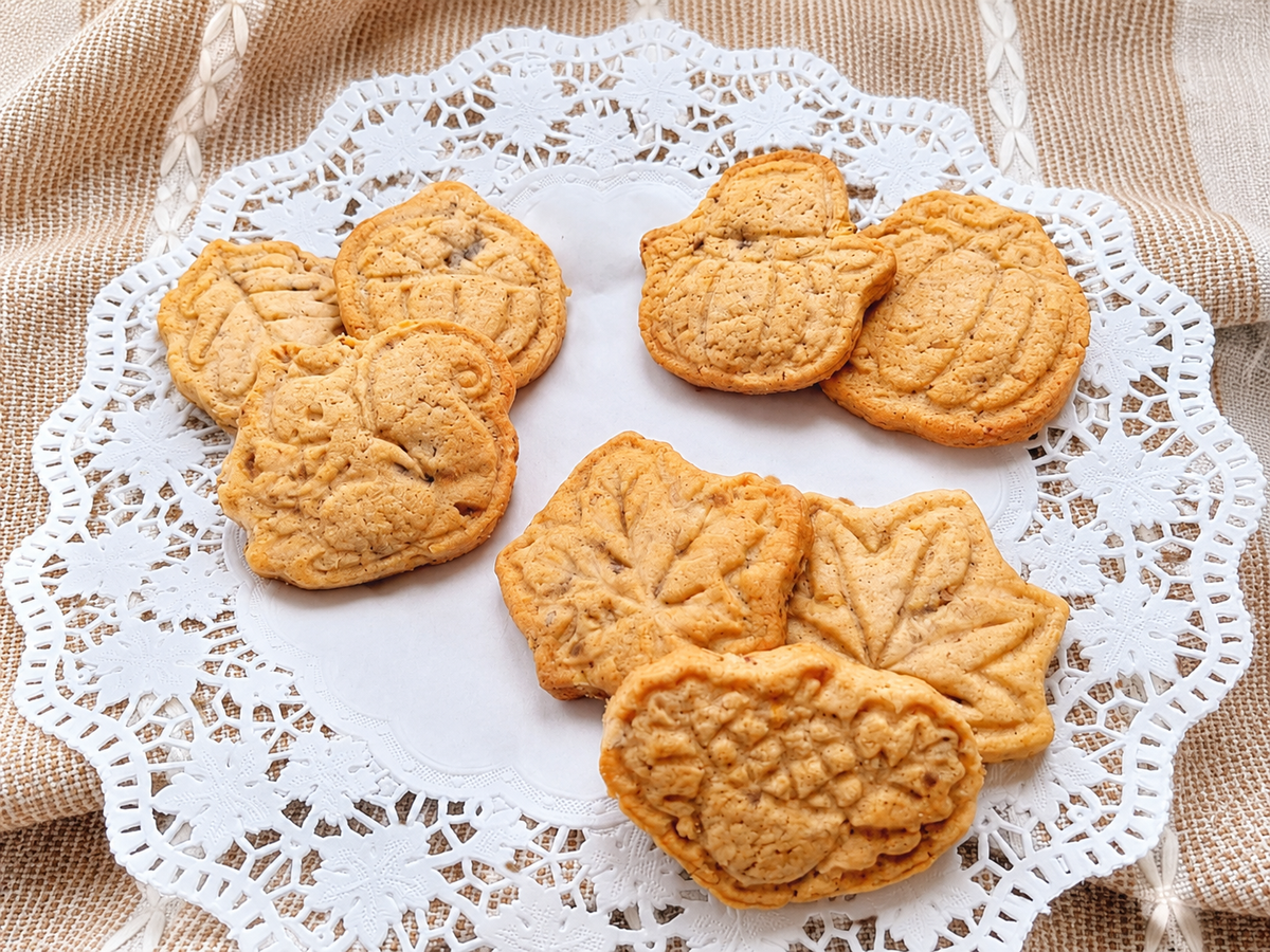 Sablés d’automne aux épices et crème de marrons Crousti’Biscuits